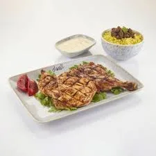 طاجن ربع فراخ + أرز و سلطة